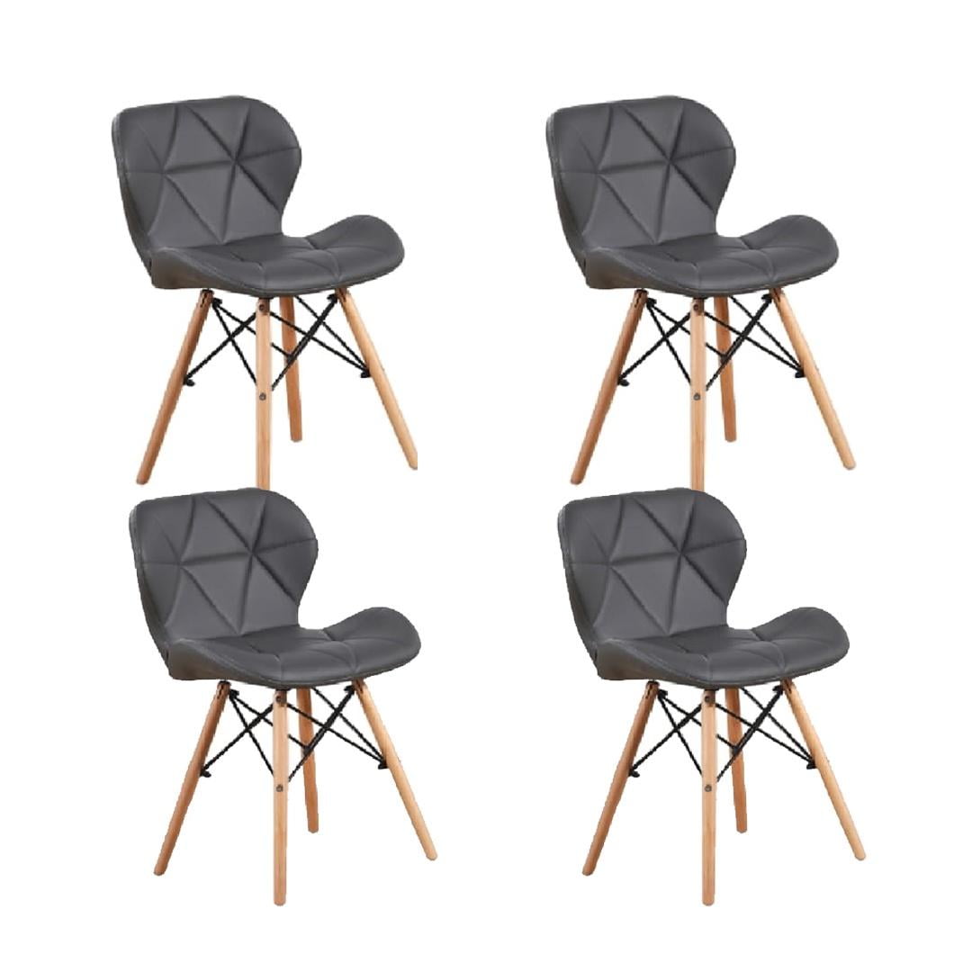 Pack 4 Sillas Mariposas Eames Color Gris