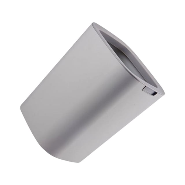 mmirethe Convenient And Practical Uncovered Trash Can For Hotel Convenient And Practical. Enlarged Horizontal Opening Recycle Bin grey 12L