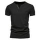 thumbnail image 1 of pstuiky Camisas casuales de manga corta para hombre, Camiseta de cuello en V con botones y bolsillo versátil de color liso para hombre ropa de hombre xxxl, 1 of 8