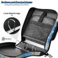 thumbnail image 4 of FORMRS Zipper Binder with Shoulder Strap 2-inch Ring 500 Sheet Capacity File Bag, Seaside Door, 4 of 5