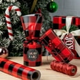 thumbnail image 4 of AllWays Plaza 30 Inch Jumbo Reversible Plaid Christmas Wrapping Paper - 30 Inch x 100 Feet Jumbo Roll Black and Red Plaid Wrapping Paper for Christmas, Birthday, Wedding, Baby Shower, Holiday, 4 of 13