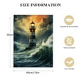thumbnail image 2 of Guiding Light, Lighthouse in Storm, Classic Prints Print on Canvas Wall Art, Beautiful Vintage Art for Living Room Decor, Canvas, Canvas Wall Art,Art, 2 of 5