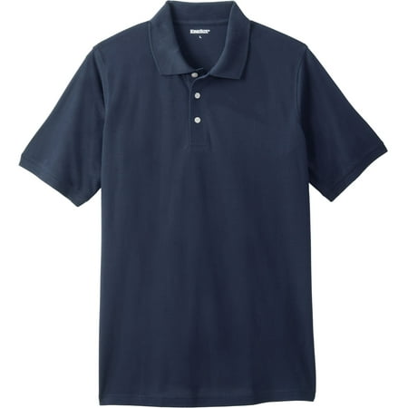 Kingsize - Kingsize Men's Big & Tall Pima Pique Polo Shirt - Walmart.com