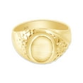 thumbnail image 3 of AFFY Men's 14K Yellow Gold Over 925 Sterling Silver Jovian Signet Ring, Ring Size 12, 3 of 4
