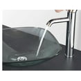 thumbnail image 4 of Bathroom tempered vessel sink natural clear square shape transparent basin easy to clean, 4 of 5