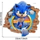 thumbnail image 3 of Pegatinas de pared de Sonic, pegatinas de pared autoadhesivas para decoración de dormitorio de niños con dibujos animados, pegatinas de videojuego de erizo, suministros para fiestas de cumpleaños, 3 of 5