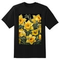thumbnail image 2 of Plus Size Shirt for Women Black Tops for Women Oversized Short Sleeves Shirt for Women Daffodil3 T Shirt Crewneck Shirt for Women L, 2 of 5