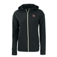 thumbnail image 2 of Women's Cutter & Buck  Black Oklahoma Sooners Vault Daybreak Eco Recycled Full-Zip Hoodie, 2 of 3