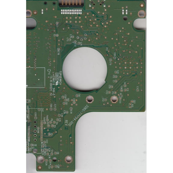 WD5000BMVV-11SXZS1, 2061-701754-500 AA, REV P1, WD USB 2.5 PCB
