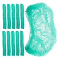 thumbnail image 4 of Disposable Bouffant Caps with Elastic Bands for Head Wearing Non Woven Fabric Green Color Size One Size Fits All, 4 of 5