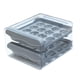 thumbnail image 2 of Caja de Almacenamiento de Huevos para Refrigerador, Organizador de Huevos Reutilizable, Contenedor para 32 Huevos, Bandeja Extraíble para Gabinete de Gris, 2 of 7