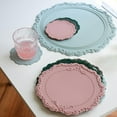 thumbnail image 3 of Travelwant Coasters for Drinks Absorbent Rubber Coasters Large Silicone Drink Coasters for Furniture Reusable Heat Resistant Mat, 3 of 7