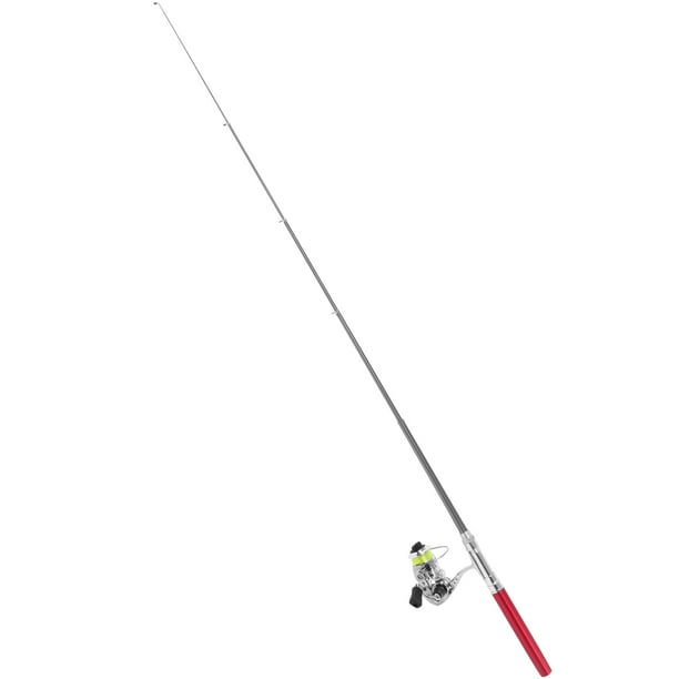 Lixada Fishing Rod Reel Combo Set Mini Telescopic Pocket Pen Fishing Rod  Pole + Reel +