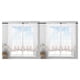 thumbnail image 2 of Injueey Cortinas transparentes para ventana, decoraciones para habitaciones, sala de estar, dormitorio, estudio, cortinas artesanales bordadas, Café 1*1.2 m 2Conjunto, 2 of 6