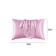 thumbnail image 3 of Funda de almohada de satén para cabello y piel, juego de 2 fundas de almohada de tamaño estándar y paquete de 2 fundas de almohada de satén suave (50,8 x 76,2 cm), 3 of 7