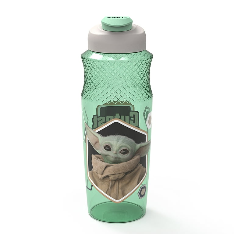 The Mandalorian The Child Baby Yoda End Credits Art 30 oz. Water Bottl –  Hollywood Heroes