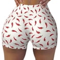 thumbnail image 2 of Fotbe Chili Shorts Sin Costuras – Shorts Deportivos de Cintura Alta para Mujer, Elásticos para Gimnasio, Yoga, Running o Ciclismo-Large, 2 of 8