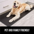 thumbnail image 3 of 2-Pack Black Anti-Fatigue Kitchen Mat Set - 17"x29"+17"x59" 1/2" Thick Ergonomic Foam, Waterproof Stain Resistant for Sink & Office, 3 of 4