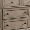 thumbnail image 4 of Dresser with 1 Hidden Drawer and Weathered Look, Gray, 4 of 5