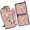 Pink Christmas Nutcracker, variant on Pink Christmas Nutcracker Pattern Kitchen Oven Mitt and Pot Holder Sets 2 Pcs for Baking, Cooking and Grilling, Heat Resistant Up To 392 °F