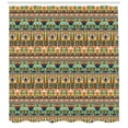 thumbnail image 3 of Ambesonne Egyptian Shower Curtain, Lily Scarab, 69"Wx84"L, Multicolor, 3 of 3