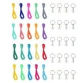 thumbnail image 2 of 1 Set 20 Colors 2.5mm DIY Colorful Plastic Knitting String Bracelet DIY Accessories for Women Home Girls (Mixed Color), 2 of 6