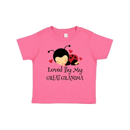 

Inktastic Loved by My Great Grandma Gift Baby Girl T-Shirt