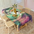 thumbnail image 3 of Colorful Spiral Pattern Rectangle Tablecloth 60"x120",Waterproof Polyester Rectangle Table Cloth, Wipeable Spillproof Polyester Tablecloth for Dining, Camping, Indoor and Outdoor, 3 of 6