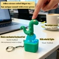 thumbnail image 2 of Rechargeable Dinosaur Keychain, Sound and Light Decompression Toy, Simulates Keyboard Pressing Feel, Adult Stress Relief Gadget, Children's Sound and Light Toy, Portable and Fun Gift, 2 of 8