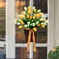 thumbnail image 3 of Vggrvlo Artificial Flower Real Touch Potted Bouquet Arrangement for Women Mother's Day Decoration, 3 of 6