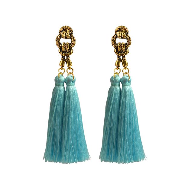 Pendientes bohemios jinwen para mujer con flecos vintage