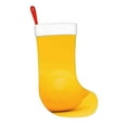 thumbnail image 2 of Yiaed Yellow Lemon Print Christmas Stockings, Christmas Stockings Hanging Ornaments, Christmas Stockings for Family Christmas Holiday Decorations, 2 of 7