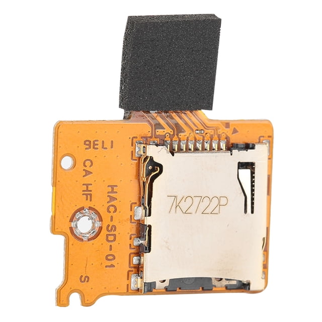 Piezas de reparación del conector de la ranura de la placa del lector de tarjetas de memoria para la consola de juegos Switch Lite