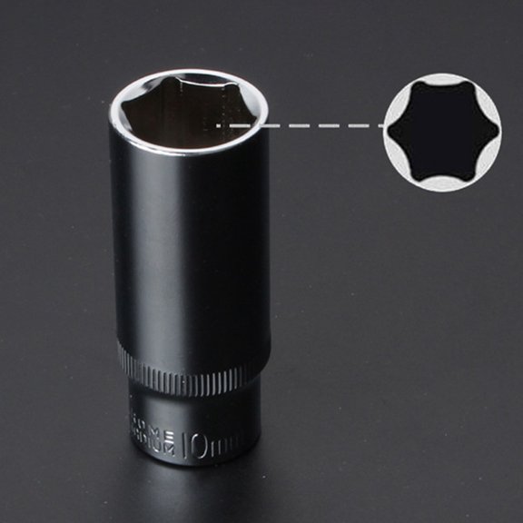Diluopei New /4 Inch Square 6 Point Drive 10Mm Deep Socket Repair Tools Attachment