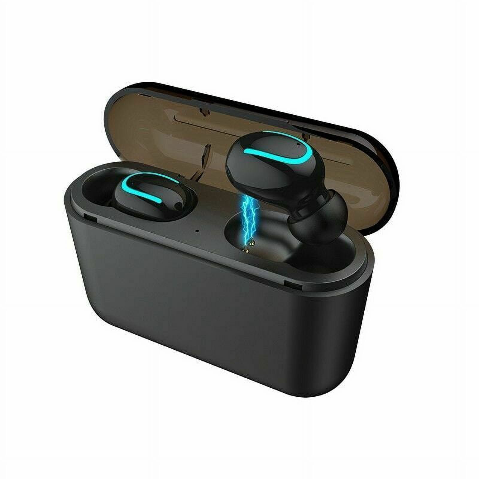 Tagital Mini Wireless Earbuds Bluetooth 5.0 Earpiece Headphones Headsets with Built-in Mic and Portable Charging Case for iPhone Samsung Smartphones