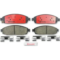 Brembo P37010N NAO BRAKE PADS Fits select: 2005-2007 JEEP GRAND CHEROKEE LAREDO/COLUMBIA/FREEDOM, 2008-2010 JEEP GRAND CHEROKEE LAREDO