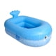thumbnail image 3 of Piscina inflable para niños, juguete acuático con dibujos animados, agujeros de drenaje, fácil de instalar, piscina infantil para azul de 160 cm, 3 of 8