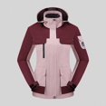 thumbnail image 2 of Abrigo Pesado Gibobby Ropa Deportiva Ligera para Mujer Ciclismo Senderismo Cortavientos Rojo M, 2 of 5