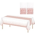 thumbnail image 1 of ZHAOCHENG manteles de plástico, mantel de lunares, manteles para mesas rectangulares, manteles de fiesta resistentes a las manchas, manteles, manteles, manteles para bodas, Navidad, fiestas, cumpleaño, 1 of 5