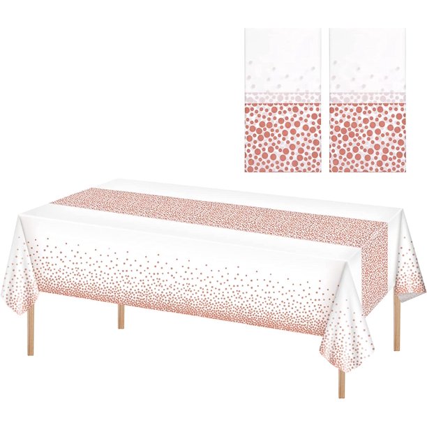 ZHAOCHENG manteles de plástico, mantel de lunares, manteles para mesas rectangulares, manteles de fiesta resistentes a las manchas, manteles, manteles, manteles para bodas, Navidad, fiestas, cumpleaño