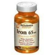 Sundown Naturals Iron 65 mg Tablets 120 Tablets - (Pack of 2)