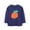 Blue, variant on YDFCWXW Boys Toddler Pumpkin Graphic Long Sleeve Layered T-Shirts (Blue, 4-5 Years)