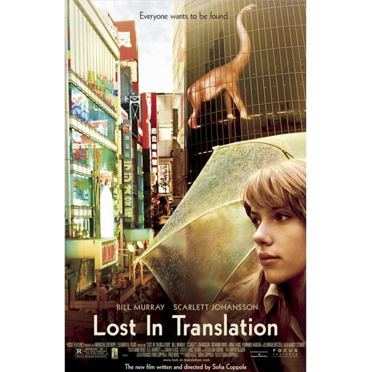 Pop Culture Graphics MOVEF3209 Lost in Translation Movie Poster Print, 27 x  40, image size:1300x1300
