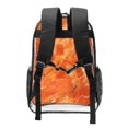 thumbnail image 3 of 16 Inch Transparent Backpack With Lightweight And Durable Design Without Pockets Transparent For Work Business Travel Sports Orangered Marble_1, 3 of 7