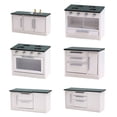 thumbnail image 6 of 1:12 Miniature Furniture Sink Stove Cabinet Dolls House Cupboard Dolls House Furniture 1/12 Scale, 6 of 9