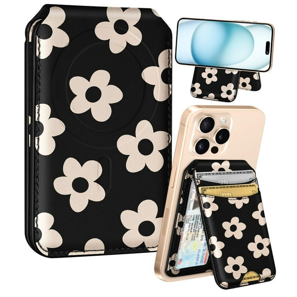 Cartera de teléfono Shorogyt compatible con Magsafe para iPhone