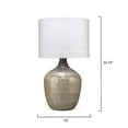 thumbnail image 4 of Jamie Young Co Damsel 1-Light Glass & Linen Table Lamp in Silver/White, 4 of 4