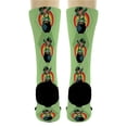 thumbnail image 5 of ThisWear Green Argyle Socks Dabbing Socks St Patricks Day Outfit 6-Pairs Novelty Crew Socks, 5 of 5