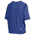 thumbnail image 3 of Women's Pressbox Royal Kentucky Wildcats Motley Crew Bishop Waist Length Oversized Slub T-Shirt, 3 of 3