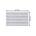 thumbnail image 3 of Home Weavers Orion Collection 100% Cotton Bathroom Rug, Non Slip Bath Mat Water Absorbent Soft Shaggy Mat Machine Washable, Thick Plush Rugs for Shower - 20"x32", Coral, 3 of 5